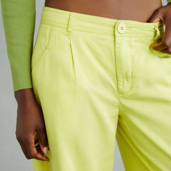 Anthropologie Low-Rise Wide-Leg Trousers | Size UK 6/US 8 - Picture 3 of 5